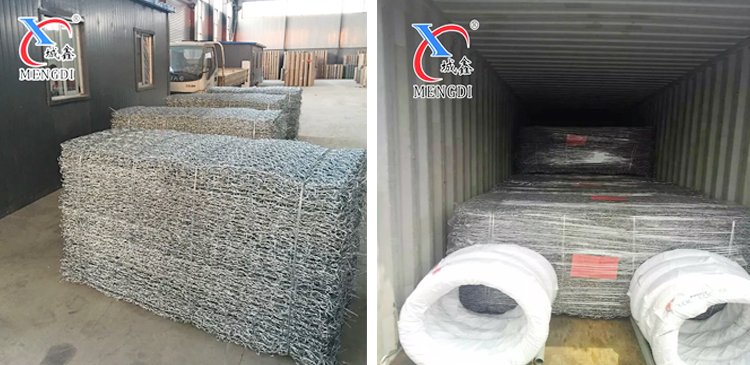 Galvanized Hexagonal Gabion Box for Soil Stabilization Packing & Delivery