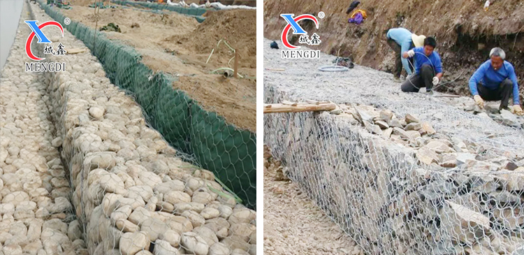 Galvanized Hexagonal Gabion Box for Erosion Control Installation Instructions